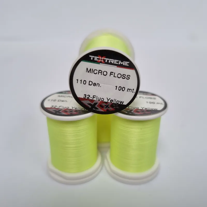 TEXTREME Micro Floss 110 Den in 32-Fluo Yellow-2